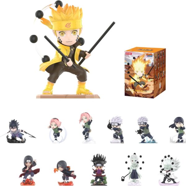 POP MART Naruto Ninkai Taisen Series Figures. Blind Box Figures. Random Design Action Figures Collectible Toys Home Decorations. Holiday Birthday Gifts. Single Box